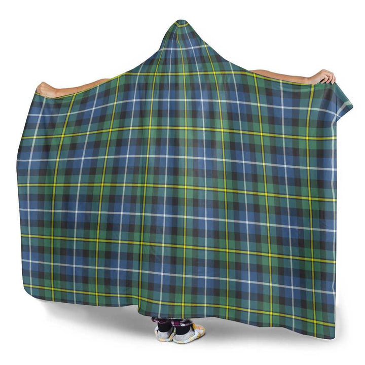 Scottish MacNeill of Barra Ancient Clan Tartan Hooded Blanket Tartan Plaid 3