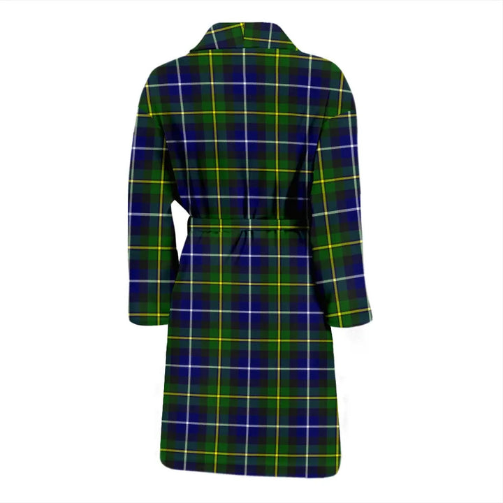 Scottish MacNeill Of Barra Modern Clan Tartan Bathrobe 1