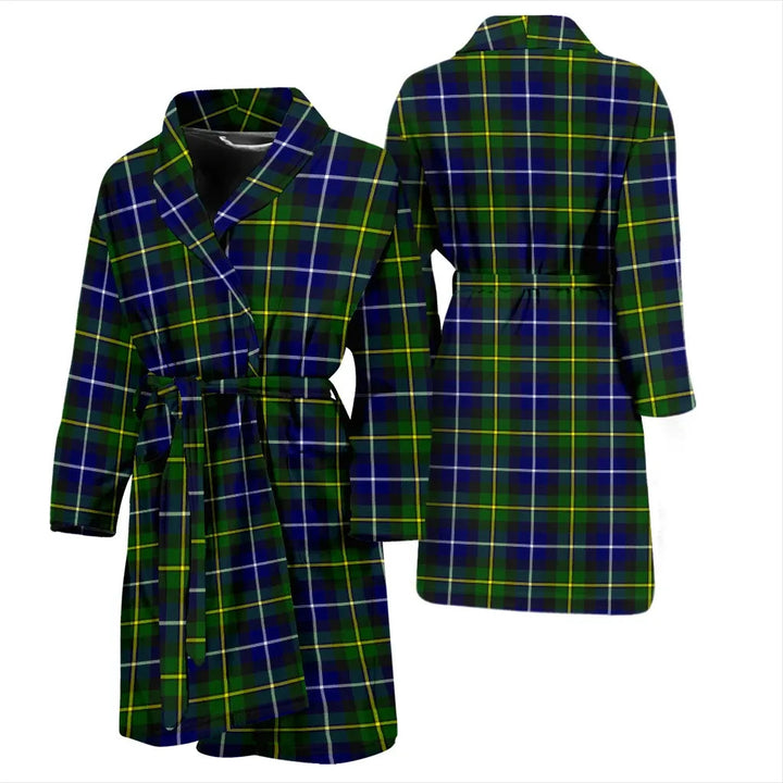 Scottish MacNeill Of Barra Modern Clan Tartan Bathrobe 3