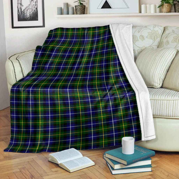 Scottish MacNeill of Barra Modern Clan Tartan Blanket Tartan Plaid 2