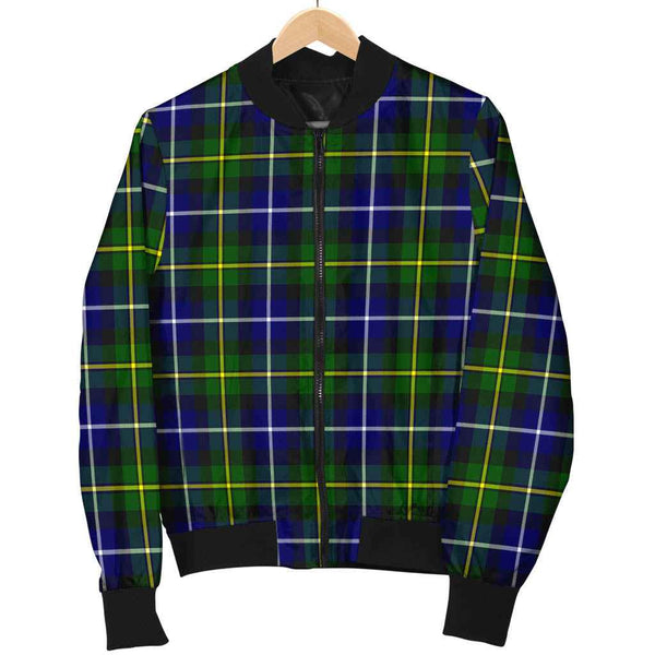 Scottish MacNeill of Barra Modern Clan Tartan Bomber Jacket Tartan Plaid 1