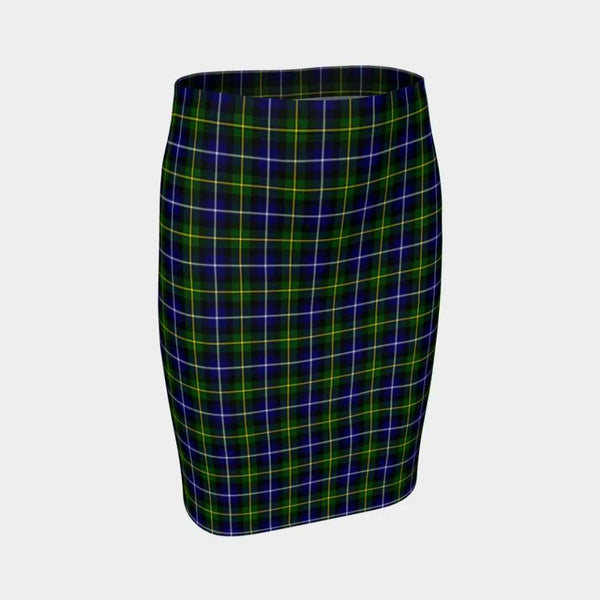 Scottish MacNeill of Barra Modern Clan Tartan Fitted Skirt Tartan Plaid 1