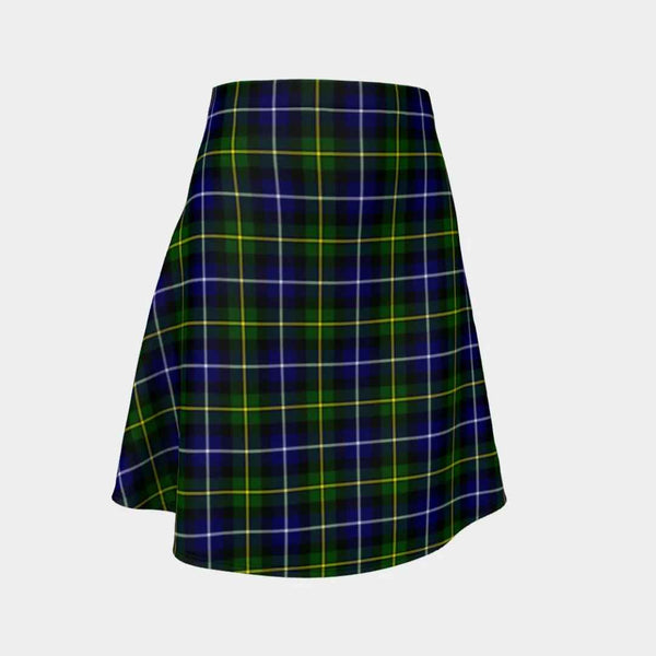 Scottish MacNeill of Barra Modern Clan Tartan Flare Skirt Tartan Plaid 1