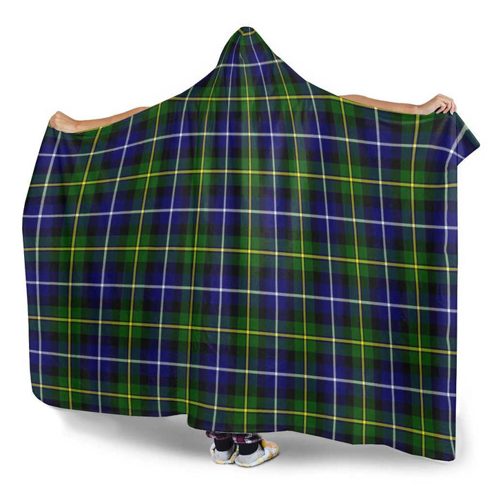 Scottish MacNeill of Barra Modern Clan Tartan Hooded Blanket Tartan Plaid 3