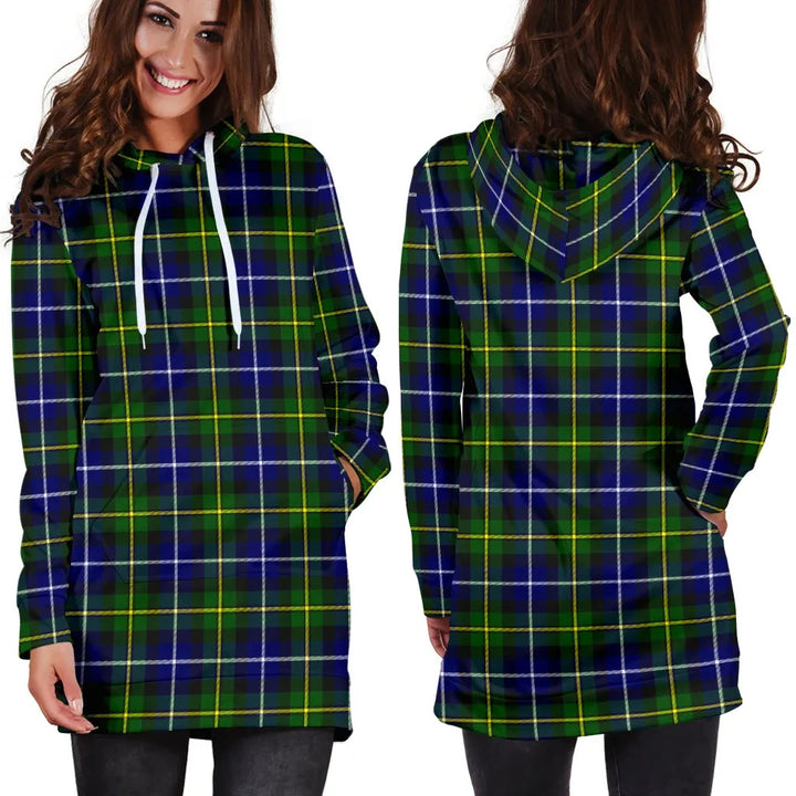 Scottish MacNeill of Barra Modern Clan Tartan Hoodie Dress