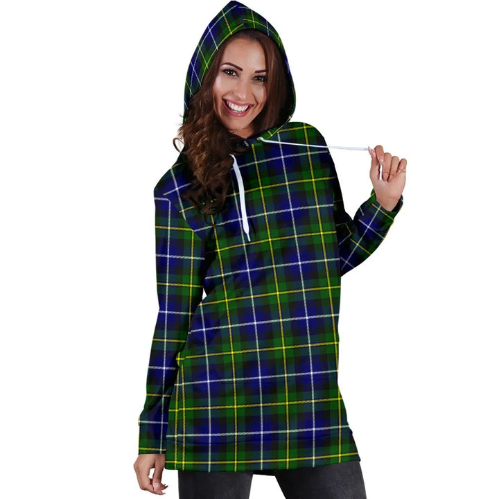Scottish MacNeill of Barra Modern Clan Tartan Hoodie Dress