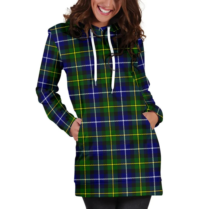 Scottish MacNeill of Barra Modern Clan Tartan Hoodie Dress