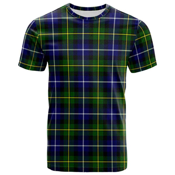Scottish MacNeill of Barra Modern Clan Tartan T-Shirt Front Side Tartan Plaid