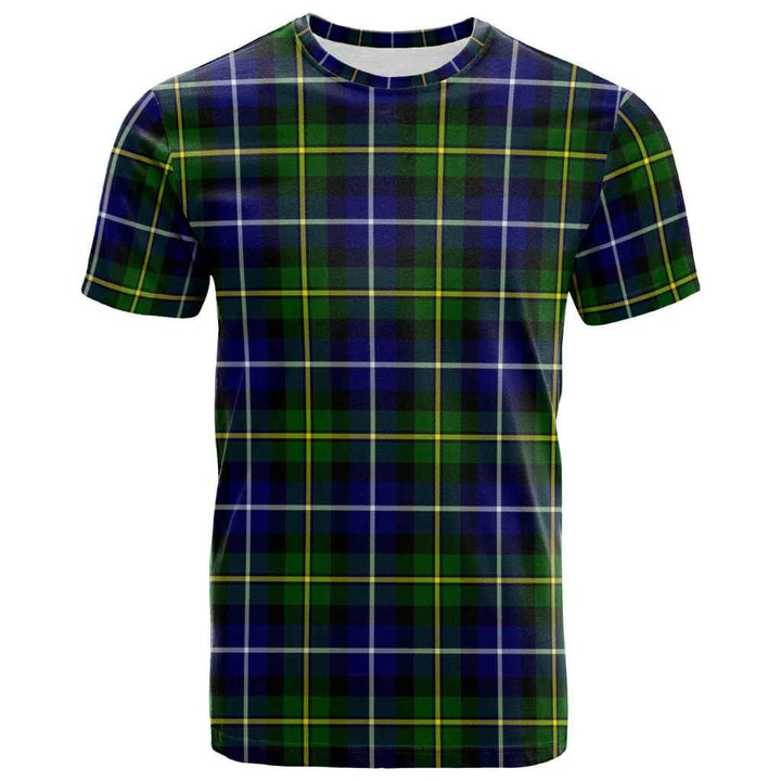 Scottish MacNeill of Barra Modern Clan Tartan T-Shirt Front Side Tartan Plaid
