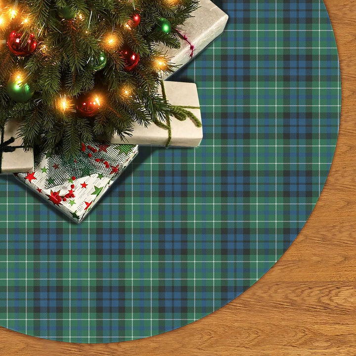 Scottish MacNeill of Colonsay Ancient Clan Tartan Christmas Tree Skirt No Tassels 2 Tartan Plaid