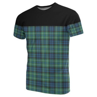 Scottish MacNeill of Colonsay Ancient Clan Tartan T-Shirt Horizontal Style Front Side Tartan Plaid