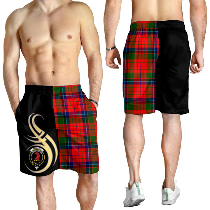 Scottish MacNicol (of Scorrybreac) Clan Crest Tartan Believe in Me Men's Shorts