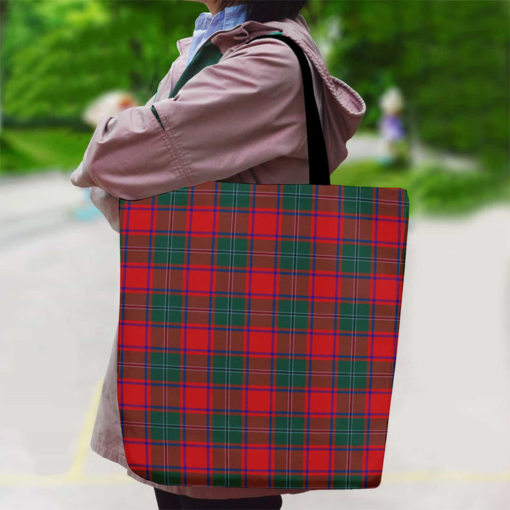 Scottish MacPhail Clan Tartan Canvas Bag With Shoulder Strap Tartan Plaid 2