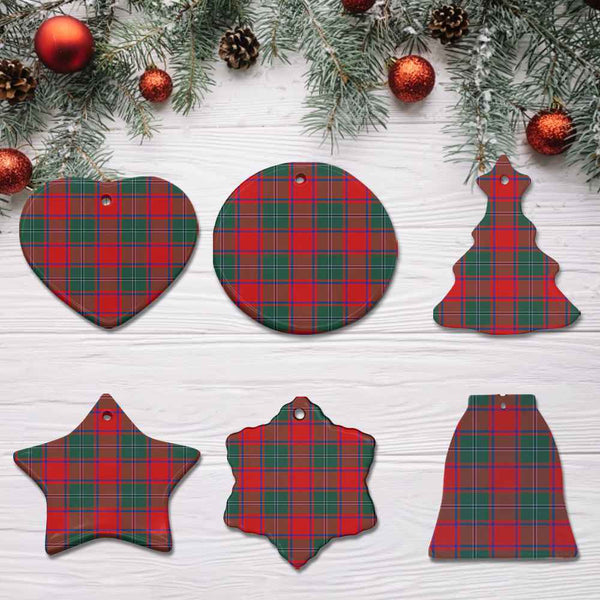 Scottish MacPhail Clan Tartan Ceramic Ornament All Tartan Plaid