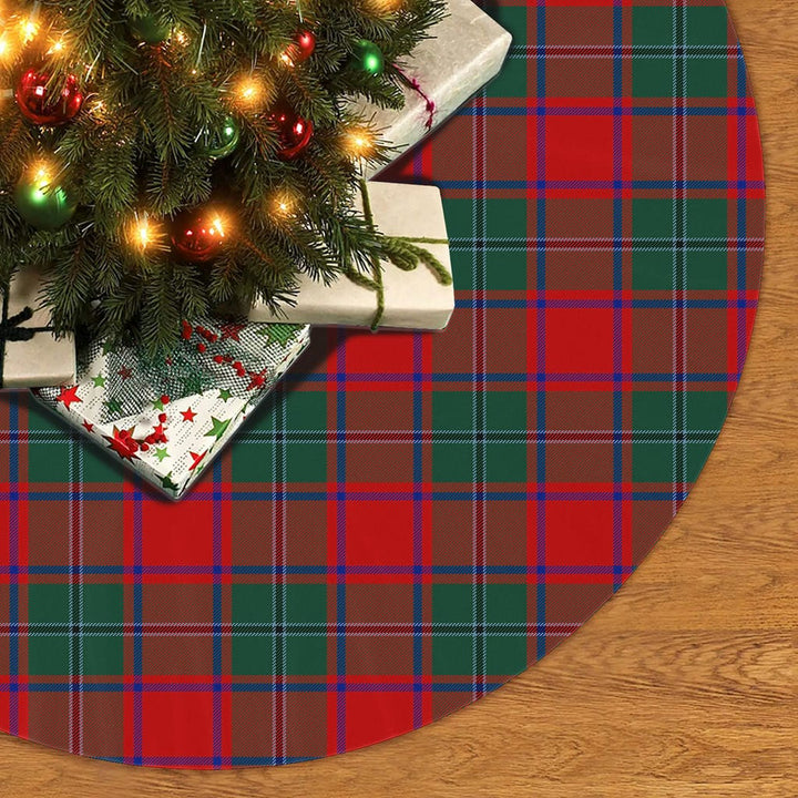 Scottish MacPhail Clan Tartan Christmas Tree Skirt No Tassels 2 Tartan Plaid