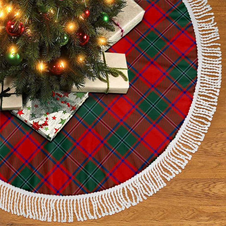 Scottish MacPhail Clan Tartan Christmas Tree Skirt Tassels 2 Tartan Plaid