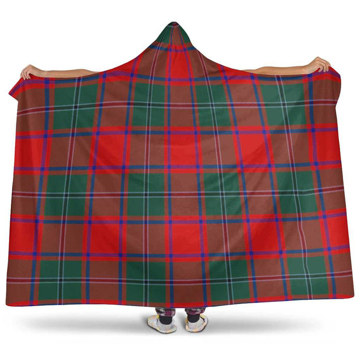 Scottish MacPhail Clan Tartan Hooded Blanket Tartan Plaid 1
