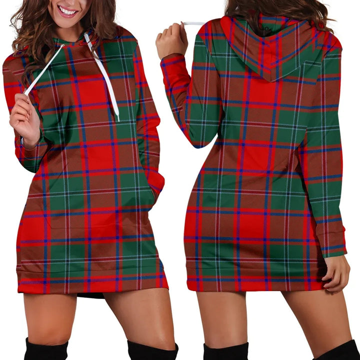 Scottish MacPhail Clan Tartan Hoodie Dress