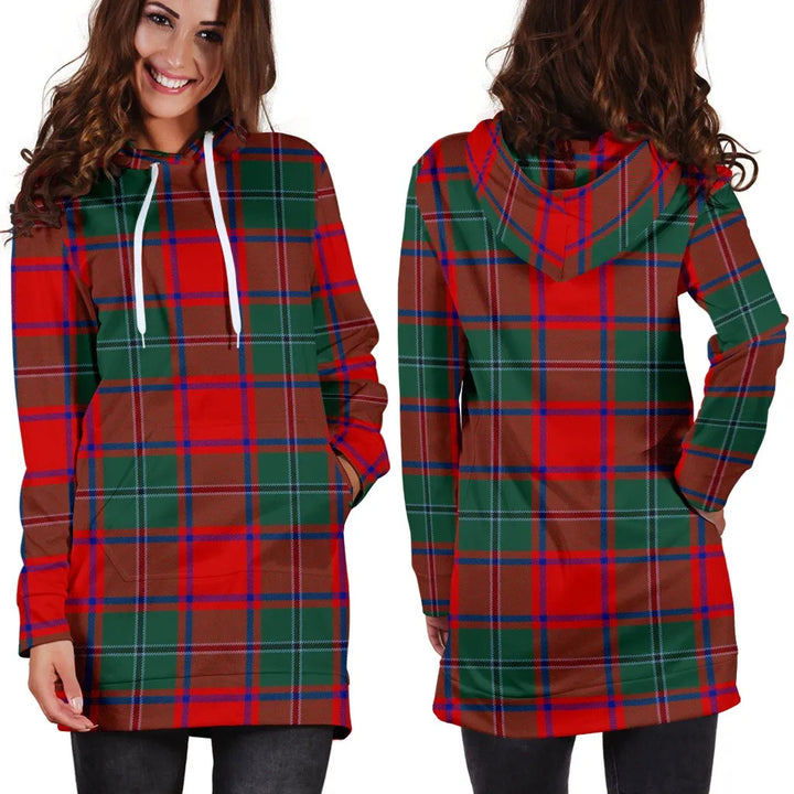 Scottish MacPhail Clan Tartan Hoodie Dress