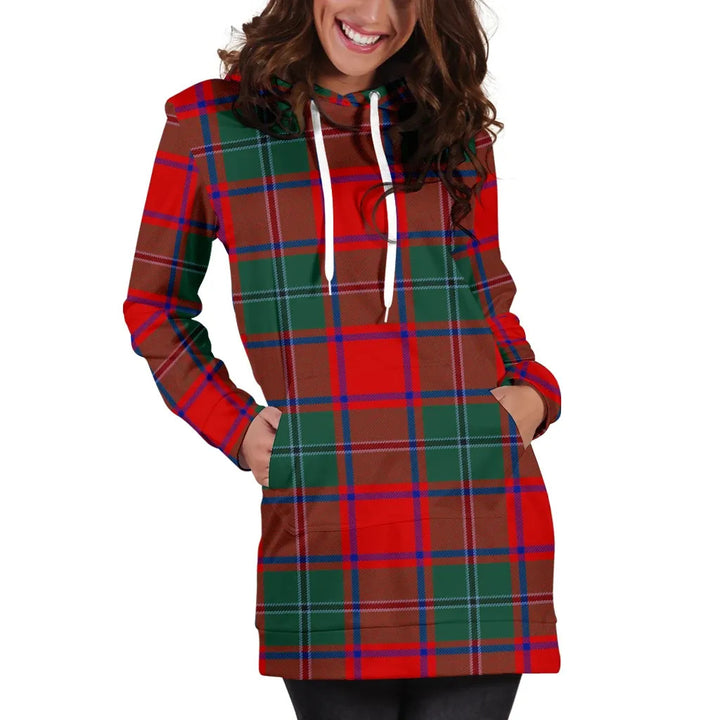 Scottish MacPhail Clan Tartan Hoodie Dress