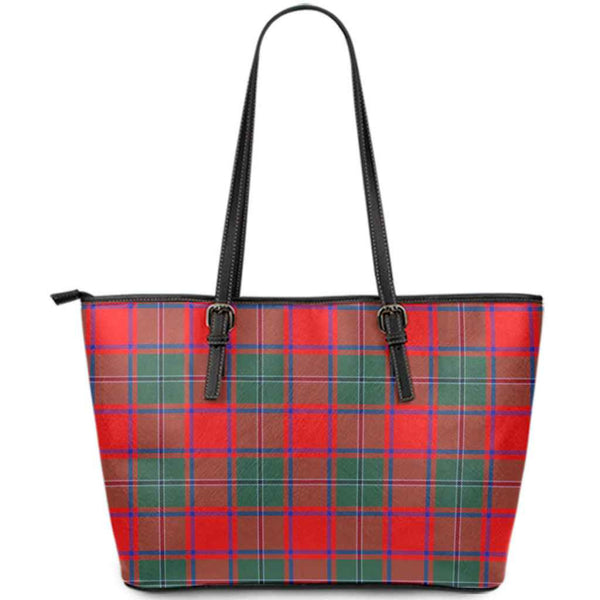 Scottish MacPhail Clan Tartan Leather Tote Tartan Plaid