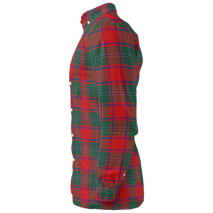 Scottish MacPhail Clan Tartan Long Sleeve Shirt Tartan Plaid