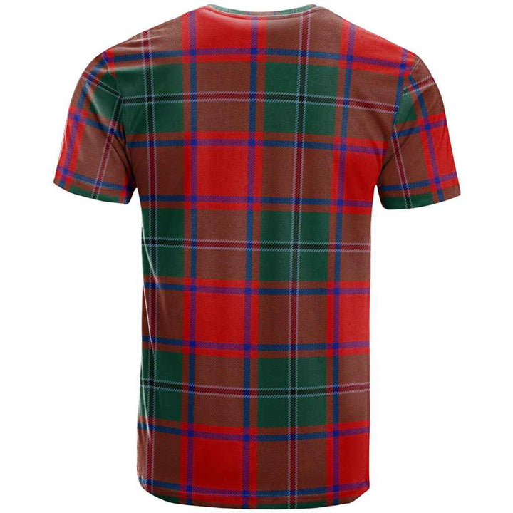 Scottish MacPhail Clan Tartan T-Shirt Back Side Tartan Plaid