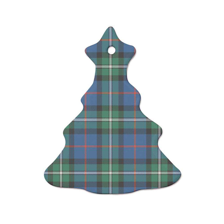 Scottish MacPhail Hunting Ancient Clan Tartan Ceramic Ornament  Tree Shape Tartan Plaid