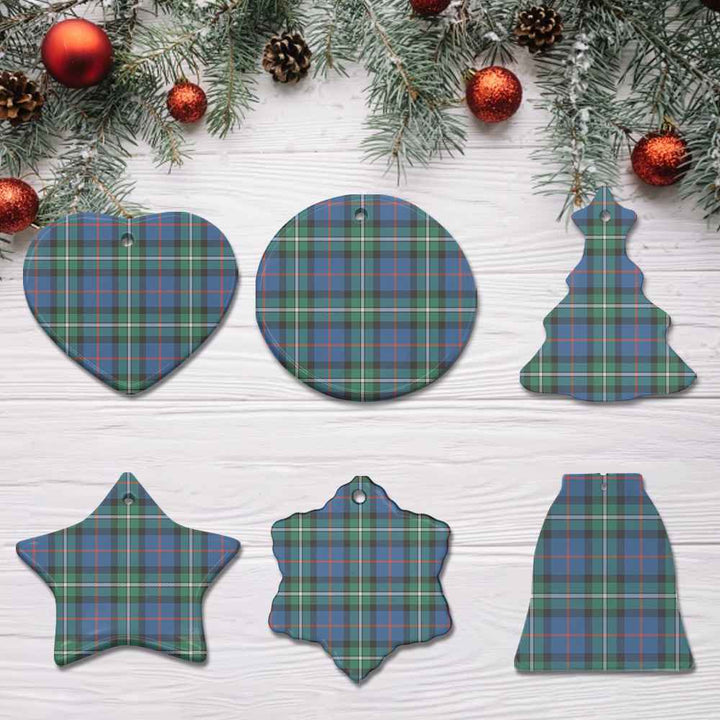 Scottish MacPhail Hunting Ancient Clan Tartan Ceramic Ornament All Tartan Plaid