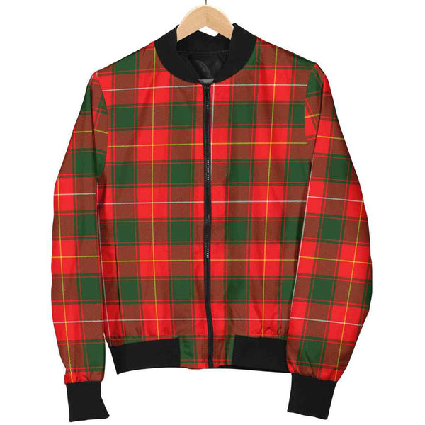 Scottish MacPhee Modern Clan Tartan Bomber Jacket Tartan Plaid 1