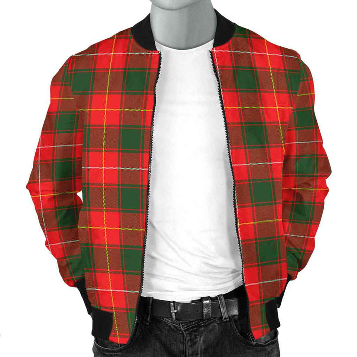 Scottish MacPhee Modern Clan Tartan Bomber Jacket Tartan Plaid 2