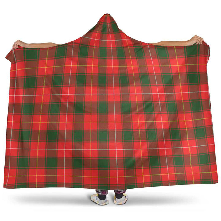 Scottish MacPhee Modern Clan Tartan Hooded Blanket Tartan Plaid 1