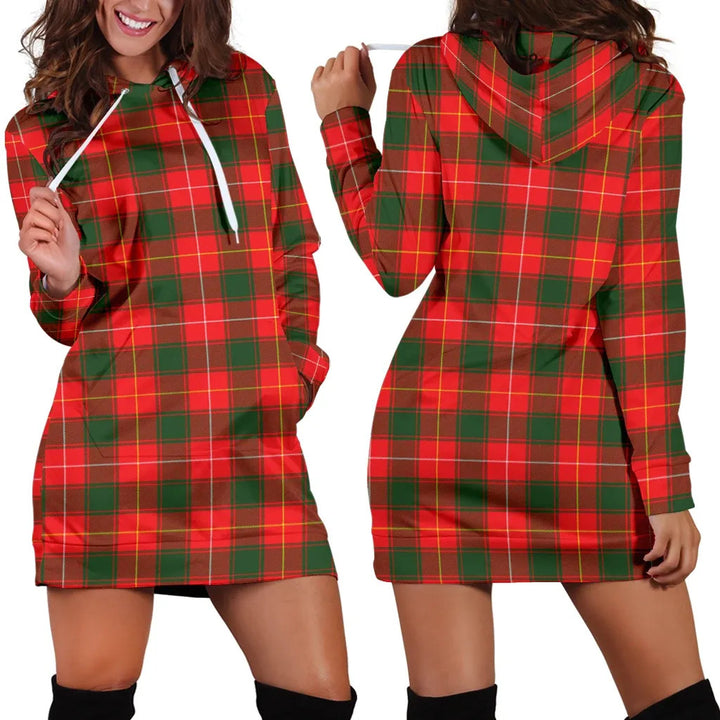Scottish MacPhee Modern Clan Tartan Hoodie Dress