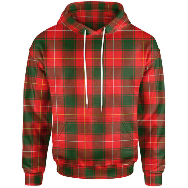 Scottish MacPhee Modern Clan Tartan Hoodie Front Side Tartan Plaid