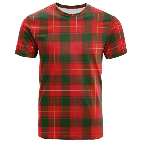 Scottish MacPhee Modern Clan Tartan T-Shirt Front Side Tartan Plaid