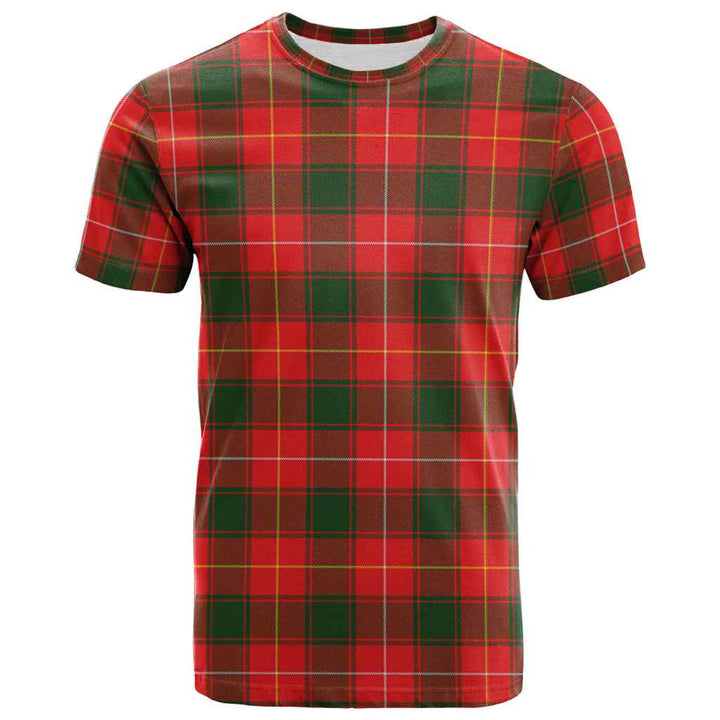 Scottish MacPhee Modern Clan Tartan T-Shirt Front Side Tartan Plaid