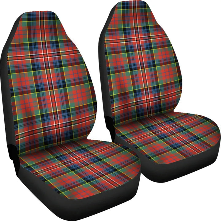 Scottish MacPherson Ancient Clan Tartan Car Seat Covers 4