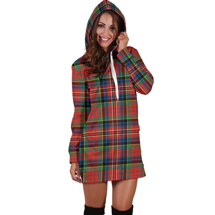Scottish MacPherson Ancient Clan Tartan Hoodie Dress