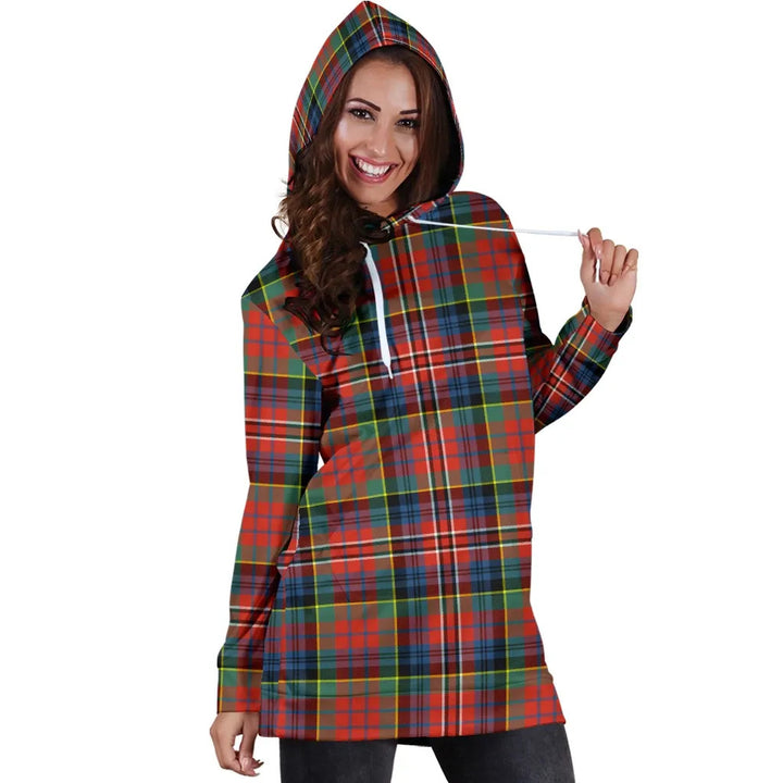 Scottish MacPherson Ancient Clan Tartan Hoodie Dress
