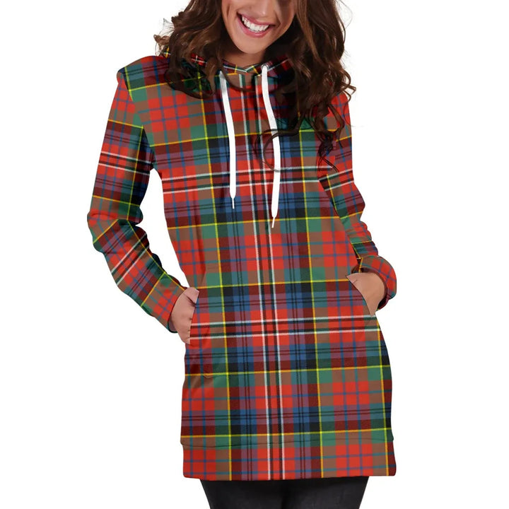 Scottish MacPherson Ancient Clan Tartan Hoodie Dress