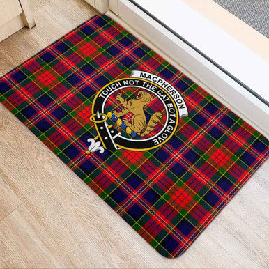 Scottish MacPherson Clan Crest Tartan Door Mat Tartan Plaid 2