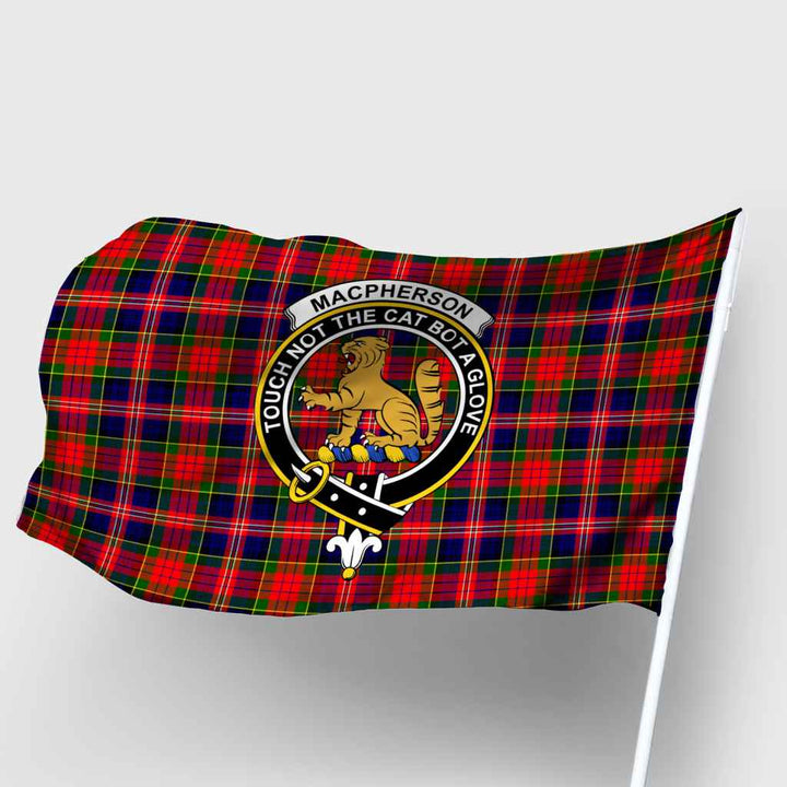 Scottish MacPherson Clan Crest Tartan Flag Parade Tartan Plaid 2