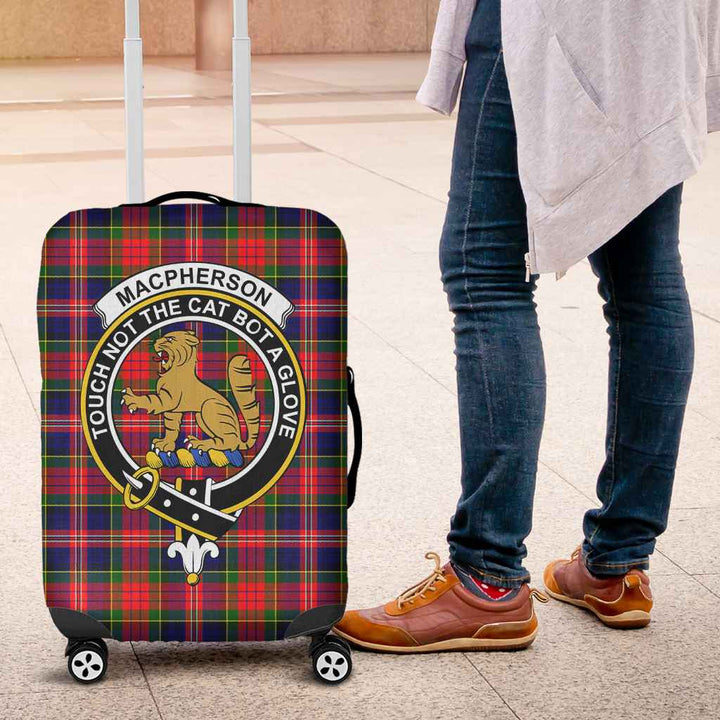 Scottish MacPherson Clan Crest Tartan Luggage Cover Tartan Plaid 4