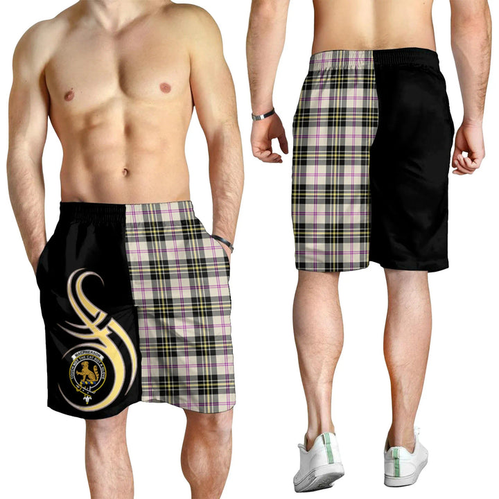 Scottish MacPherson Dress Ancient Clan Crest Tartan Believe in Me Men's Shorts