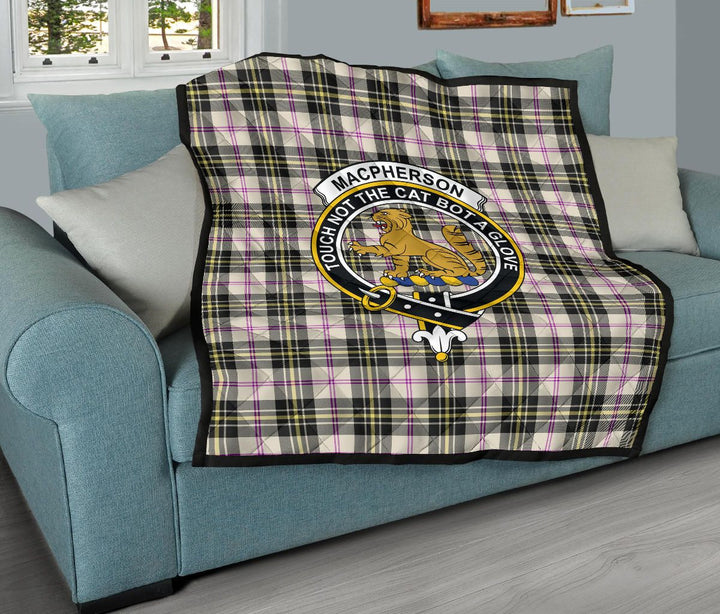 Scottish MacPherson Dress Ancient Clan Crest Tartan Quilt Tartan Plaid 11