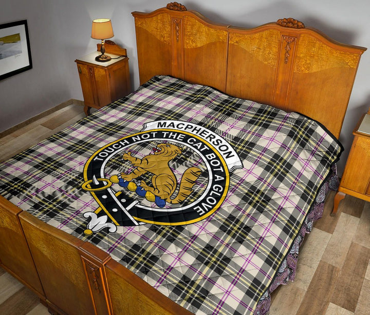 Scottish MacPherson Dress Ancient Clan Crest Tartan Quilt Tartan Plaid 12