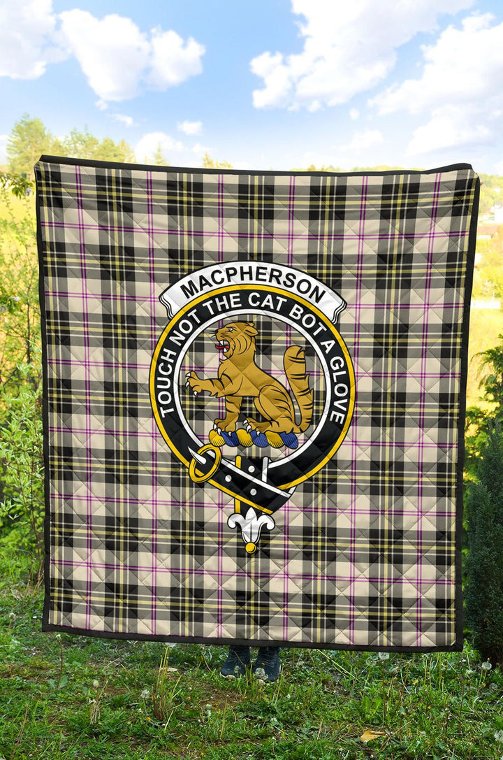 Scottish MacPherson Dress Ancient Clan Crest Tartan Quilt Tartan Plaid 2