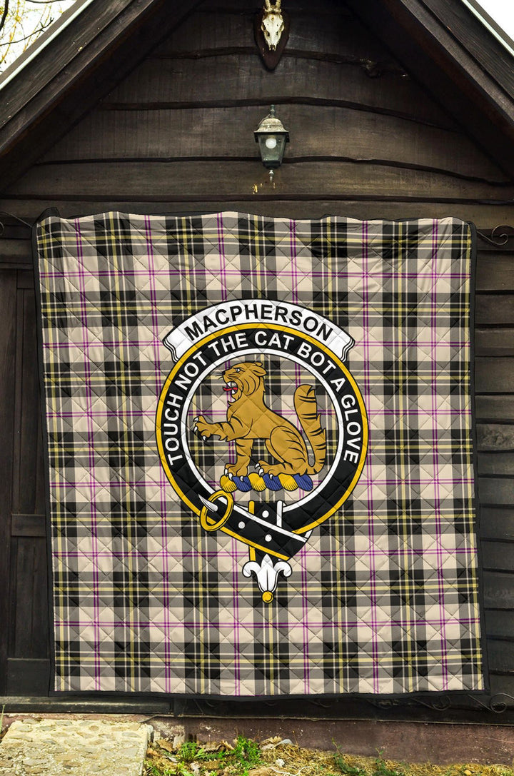 Scottish MacPherson Dress Ancient Clan Crest Tartan Quilt Tartan Plaid 3
