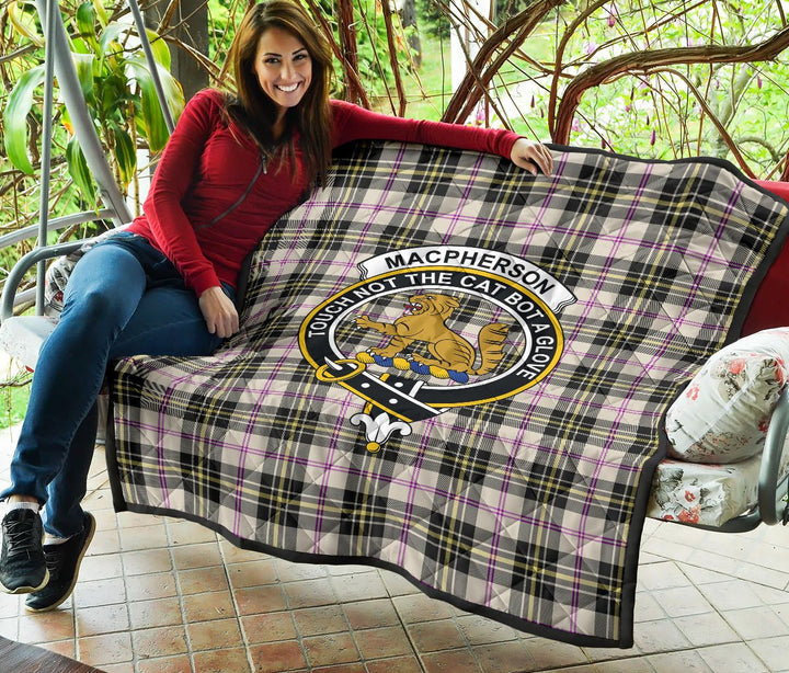 Scottish MacPherson Dress Ancient Clan Crest Tartan Quilt Tartan Plaid 5