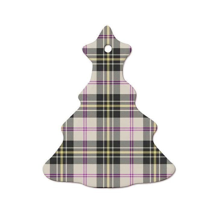 Scottish MacPherson Dress Ancient Clan Tartan Ceramic Ornament  Tree Shape Tartan Plaid